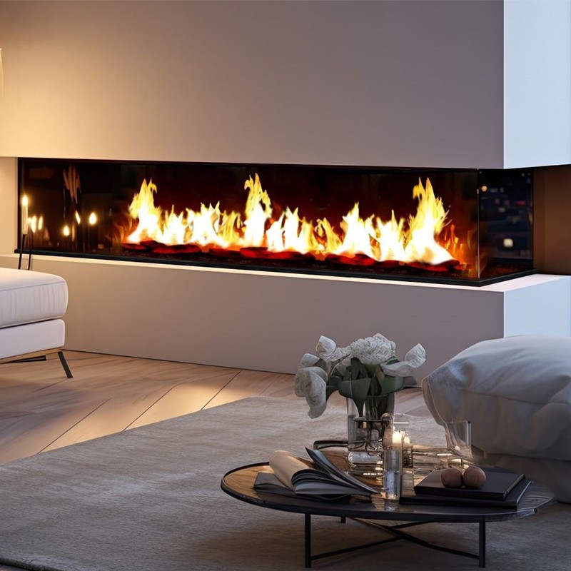 Cheminée encastrable 3D 152cm