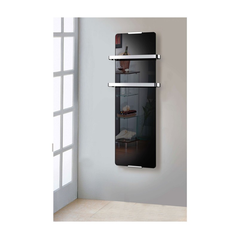 Radiateur sèche serviette Noir 1200W
