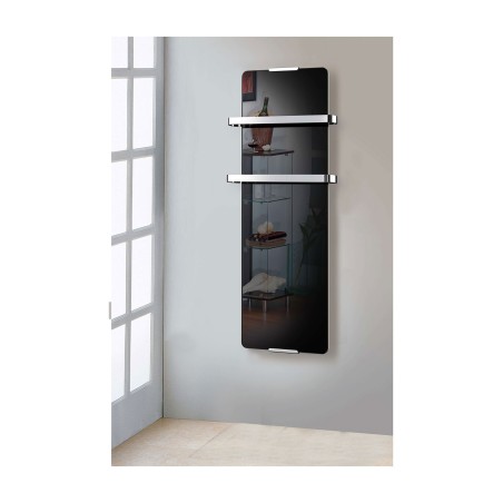 Radiateur sèche serviette Noir 1200W