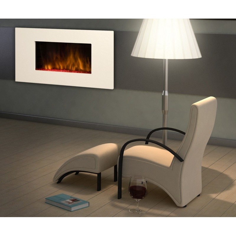 Cheminée décorative design White Loft