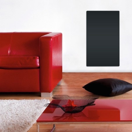 Radiateur Vertical (L.63cm) 1000W - finition verre trempé émaillé EVOLUTION
