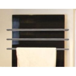 Barres sèche-serviettes - Pour radiateurs verticaux L 45 cm - Chromé